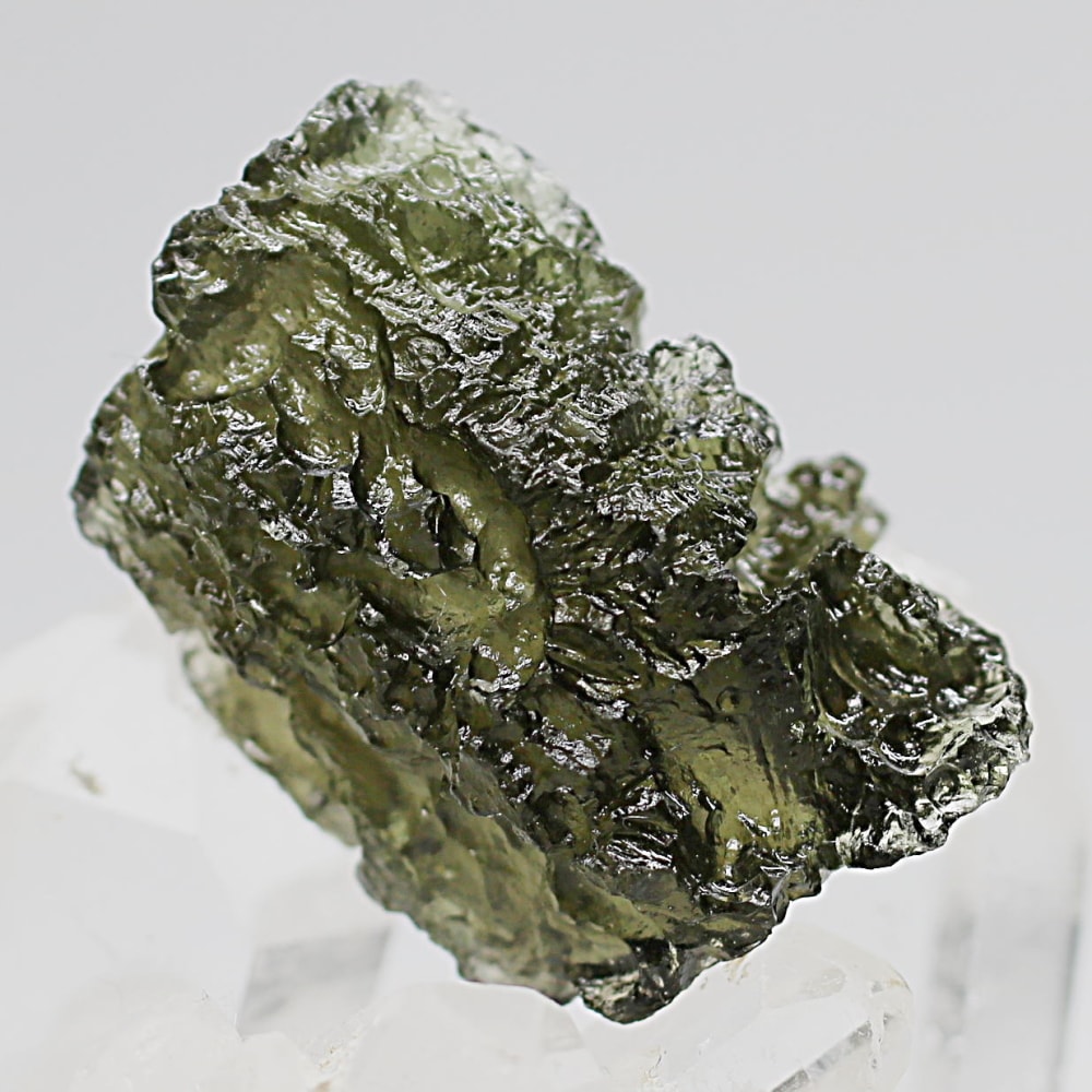 [高品質+・チェコ共和国産]天然モルダバイト原石（7.0g）
