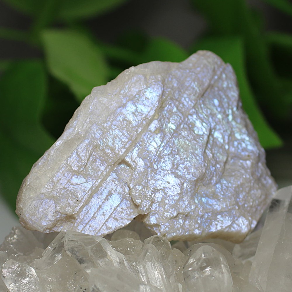 [トップクォリティ]タンザニア産ムーンストーン原石（ホワイトラブラドライト・59.2g）