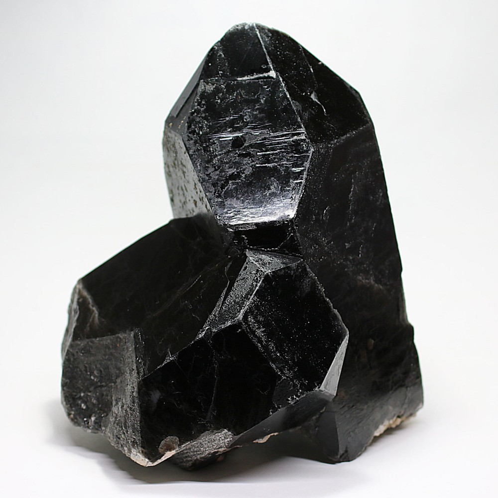 [山東省産] 天然モリオン原石クラスター/ナチュラルポイントタイプ（大型2.7kg）