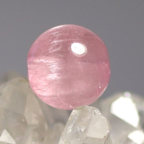 高品質]ピンクトルマリン1粒売り（8.3mm）(pt-tubu-is13) | 天然石