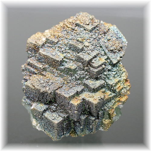 [モロッコ産]パイライト付きグリーンフローライト結晶原石