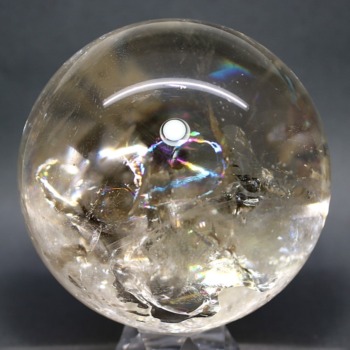 レインボー水晶（アイリスクォーツ）丸玉（スフィア） | 天然石 