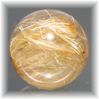 ゴールドルチルクォーツ丸玉（スフィア） | 天然石・パワーストーン