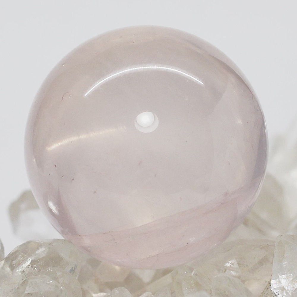 マダガスカル産]スターローズクォーツ丸玉/スフィア（直径34.5mm