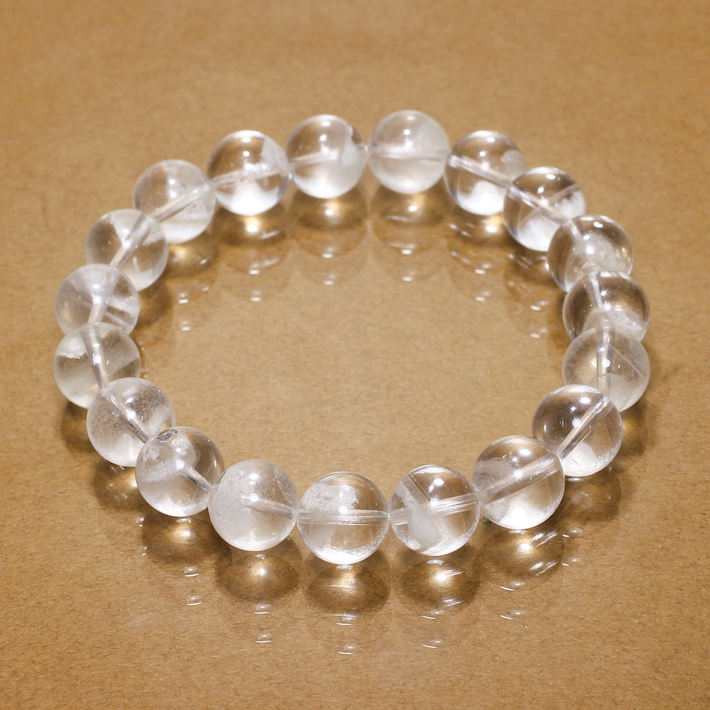 高品質]ホワイトファントムブレスレット（約10.5mm玉）[WFB-GX1051](WHITEPHANTOM-GX1051IS)  天然石・パワーストーン Infonix（インフォニック）